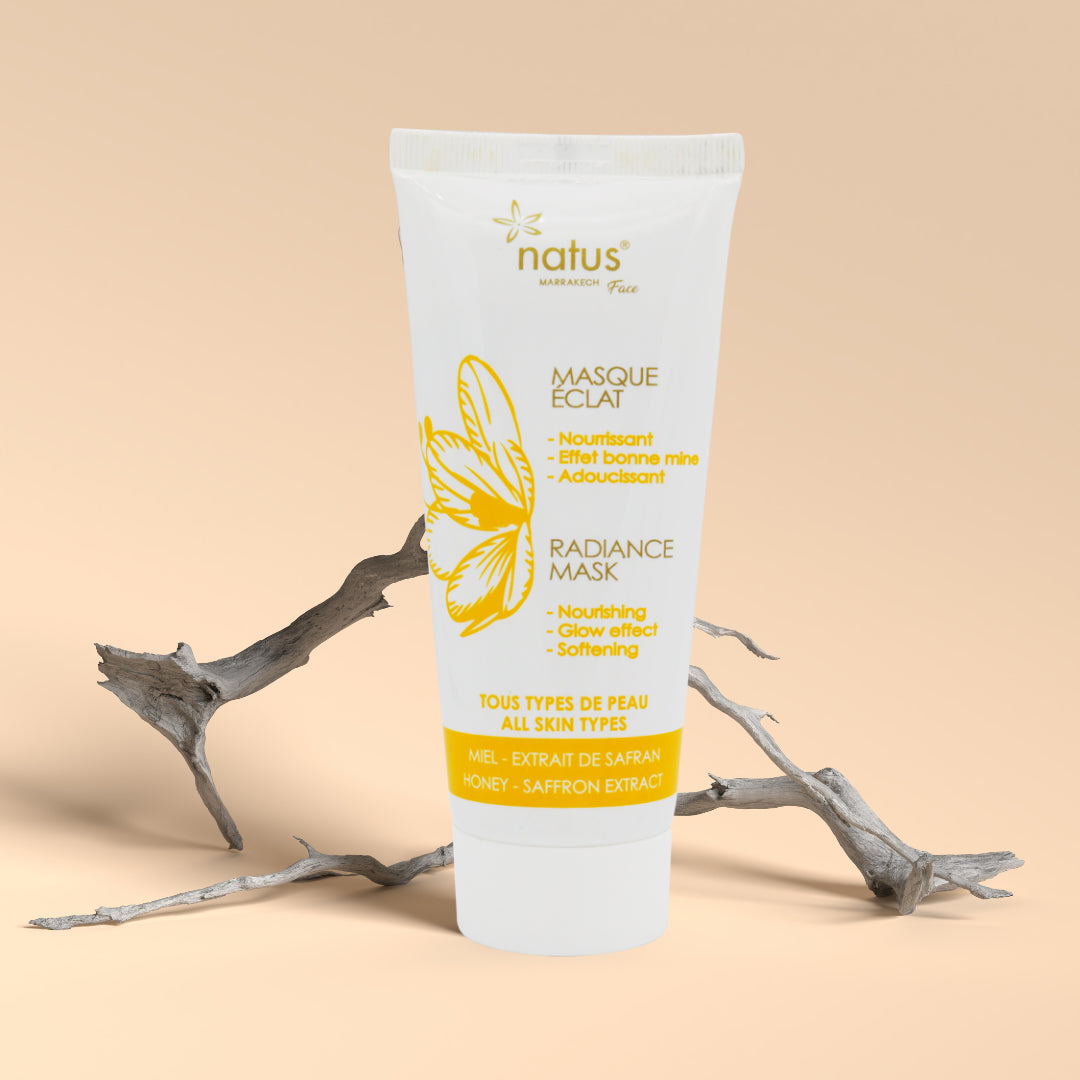 MASQUE ECLAT au Miel, Safran et Huile d&